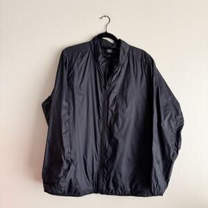 Torrid Happy Camper Black Woven Lightweight Full Zip Jacket 3X Outdoor